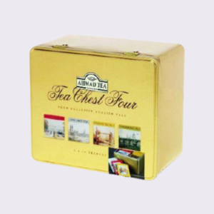 Ahmad Tea Chest Four Variety Tin 40 Count - Pack of 12