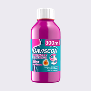 Gaviscon Double Action Liquid Mint Flavour Oral Suspension, 300ml
